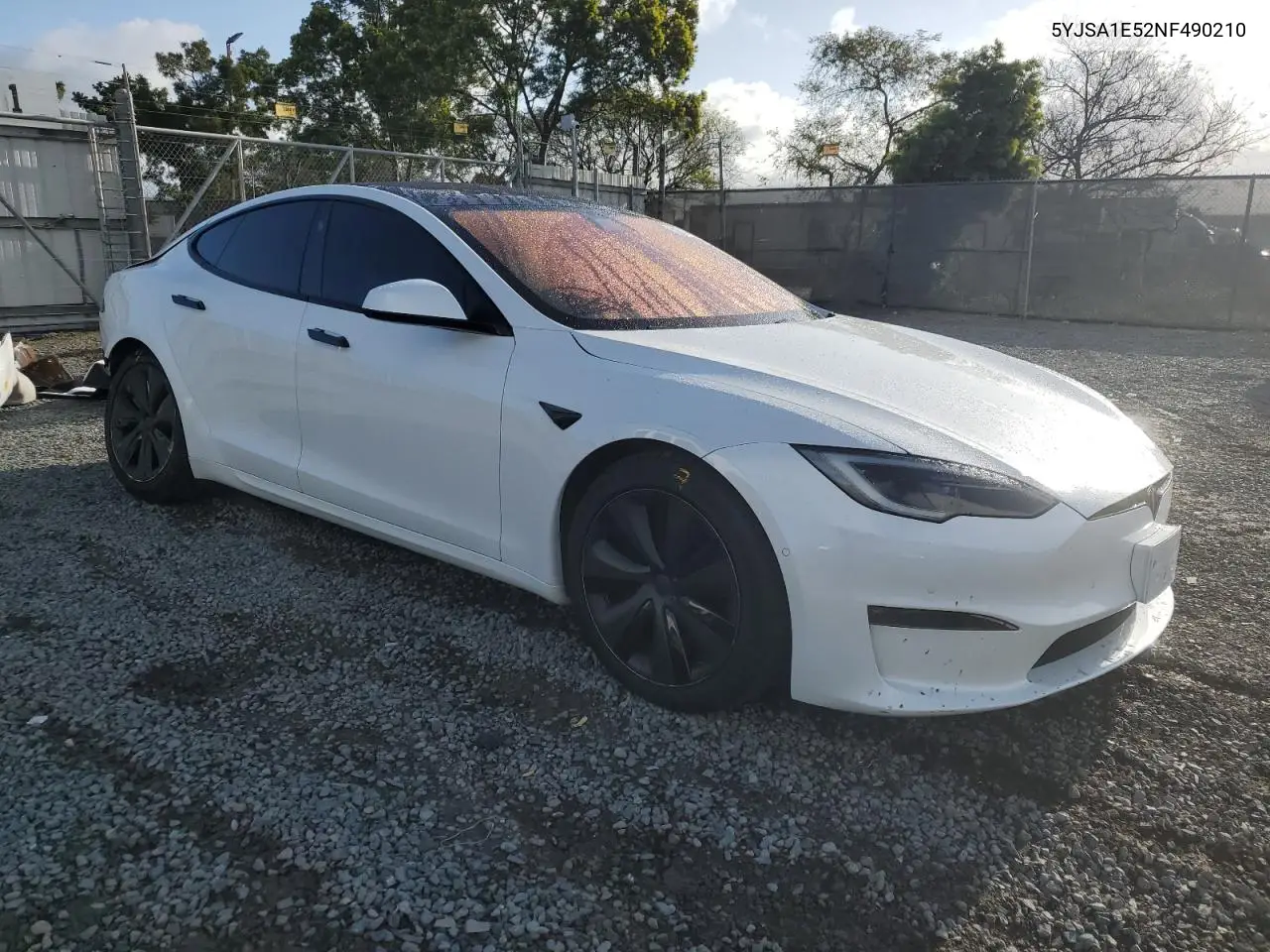 2022 Tesla Model S VIN: 5YJSA1E52NF490210 Lot: 50816945