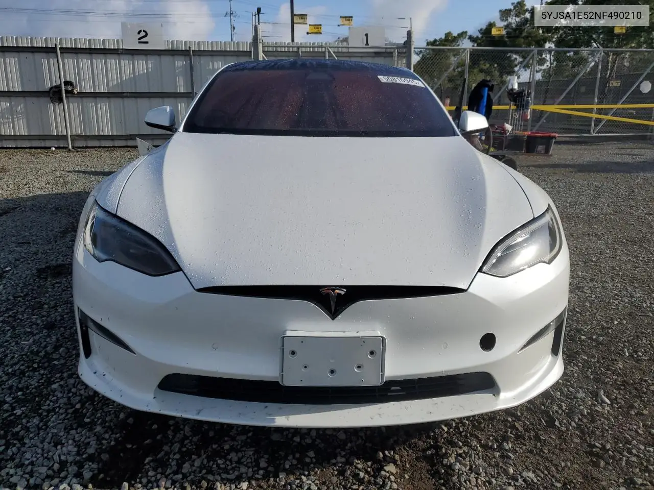 2022 Tesla Model S VIN: 5YJSA1E52NF490210 Lot: 50816945