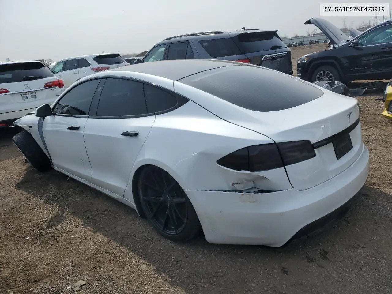 2022 Tesla Model S VIN: 5YJSA1E57NF473919 Lot: 51183925
