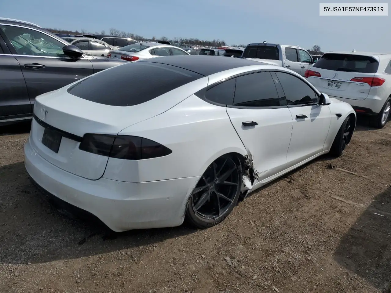 2022 Tesla Model S VIN: 5YJSA1E57NF473919 Lot: 51183925