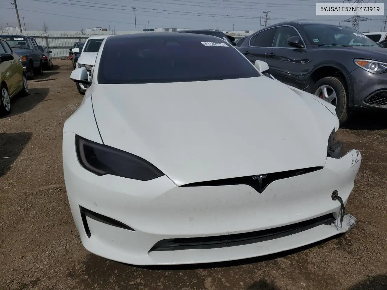 2022 Tesla Model S VIN: 5YJSA1E57NF473919 Lot: 51183925
