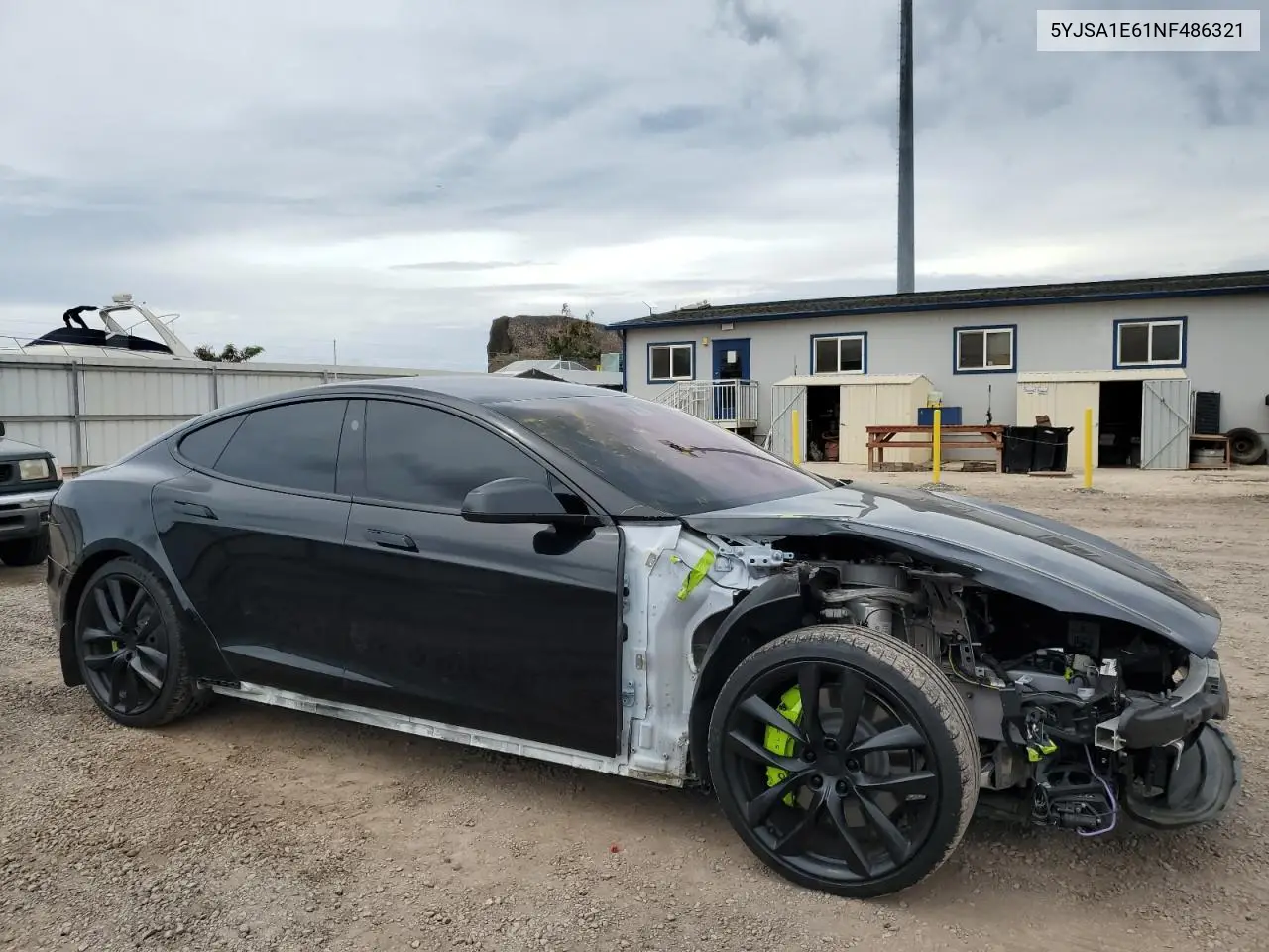 2022 Tesla Model S VIN: 5YJSA1E61NF486321 Lot: 51766475