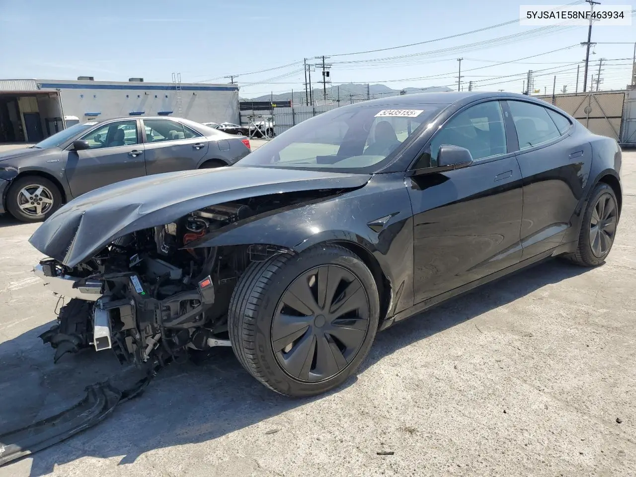 2022 Tesla Model S VIN: 5YJSA1E58NF463934 Lot: 52435155