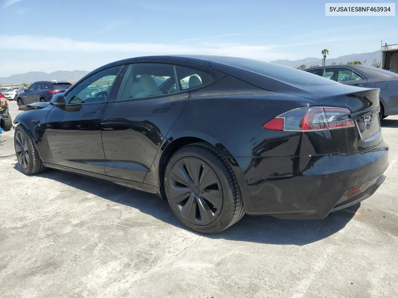 2022 Tesla Model S VIN: 5YJSA1E58NF463934 Lot: 52435155