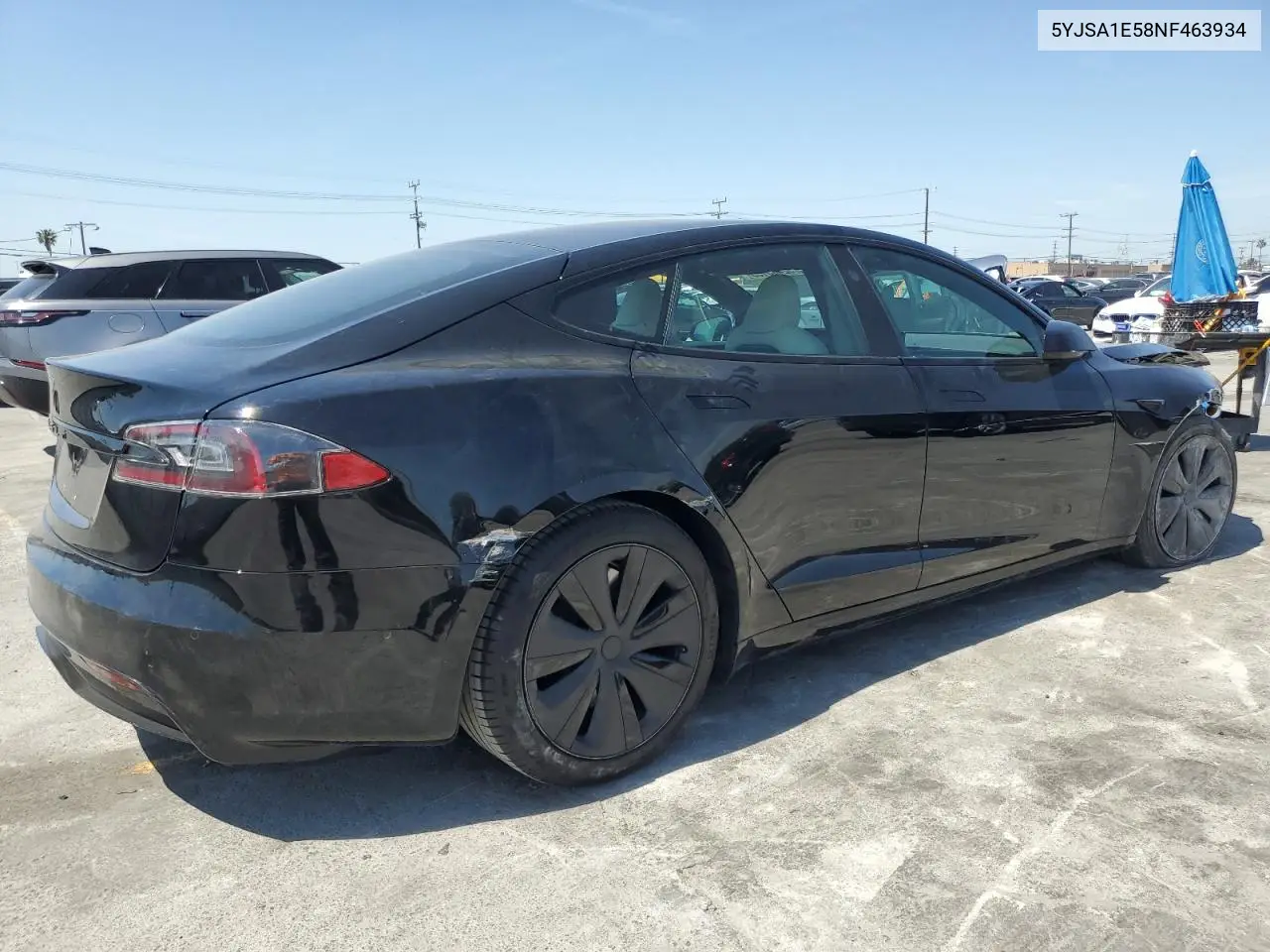 2022 Tesla Model S VIN: 5YJSA1E58NF463934 Lot: 52435155