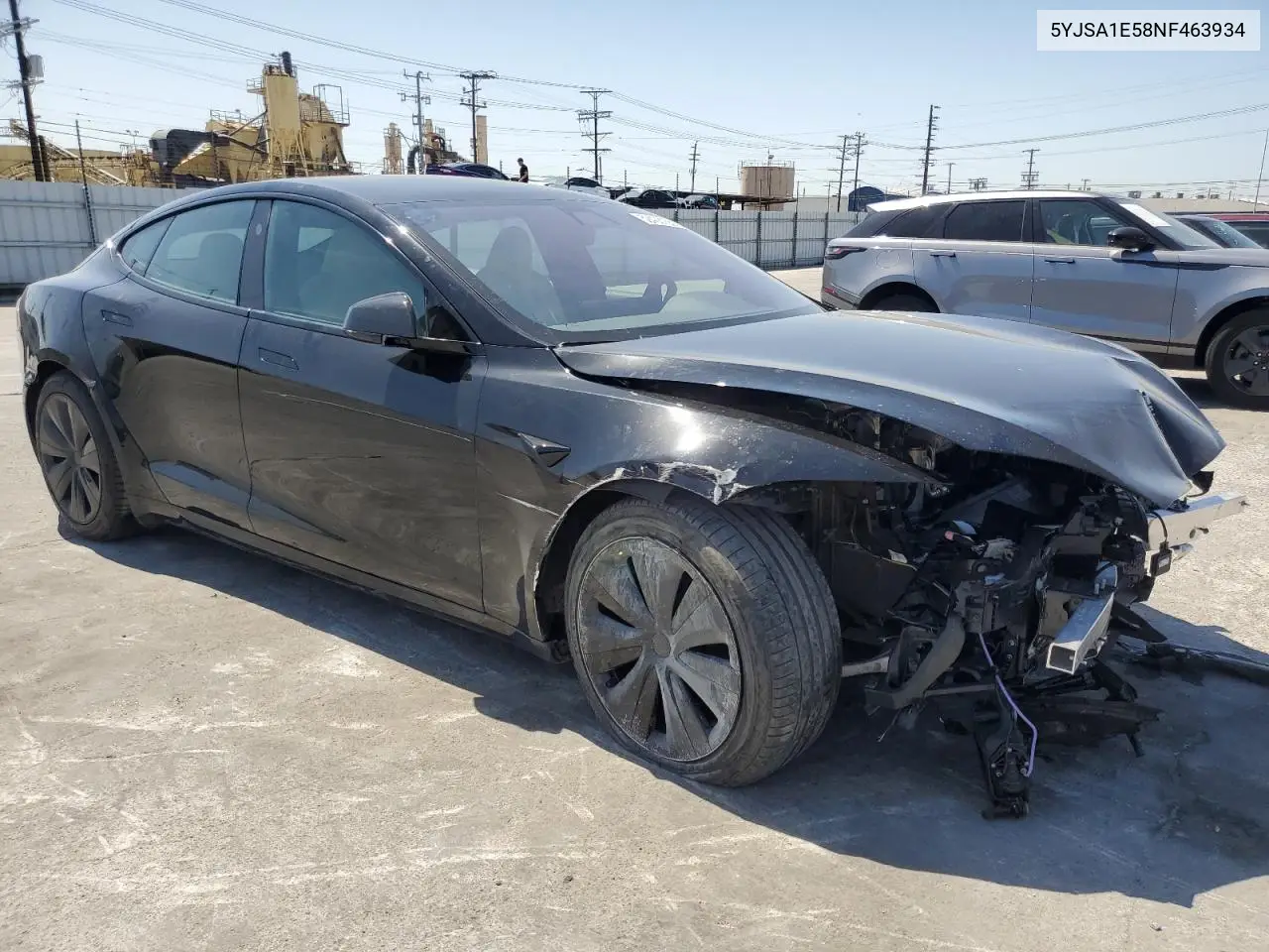 2022 Tesla Model S VIN: 5YJSA1E58NF463934 Lot: 52435155