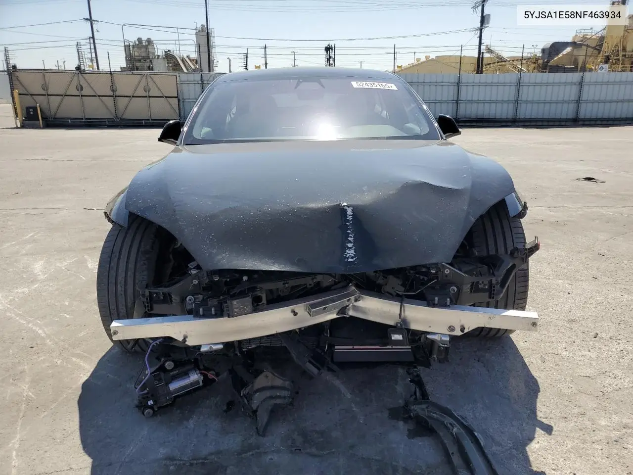 2022 Tesla Model S VIN: 5YJSA1E58NF463934 Lot: 52435155