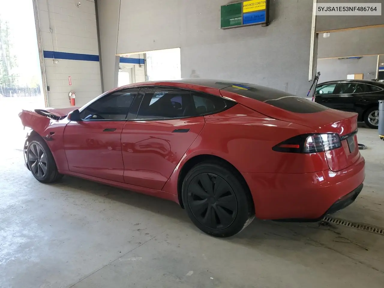2022 Tesla Model S VIN: 5YJSA1E53NF486764 Lot: 52705885