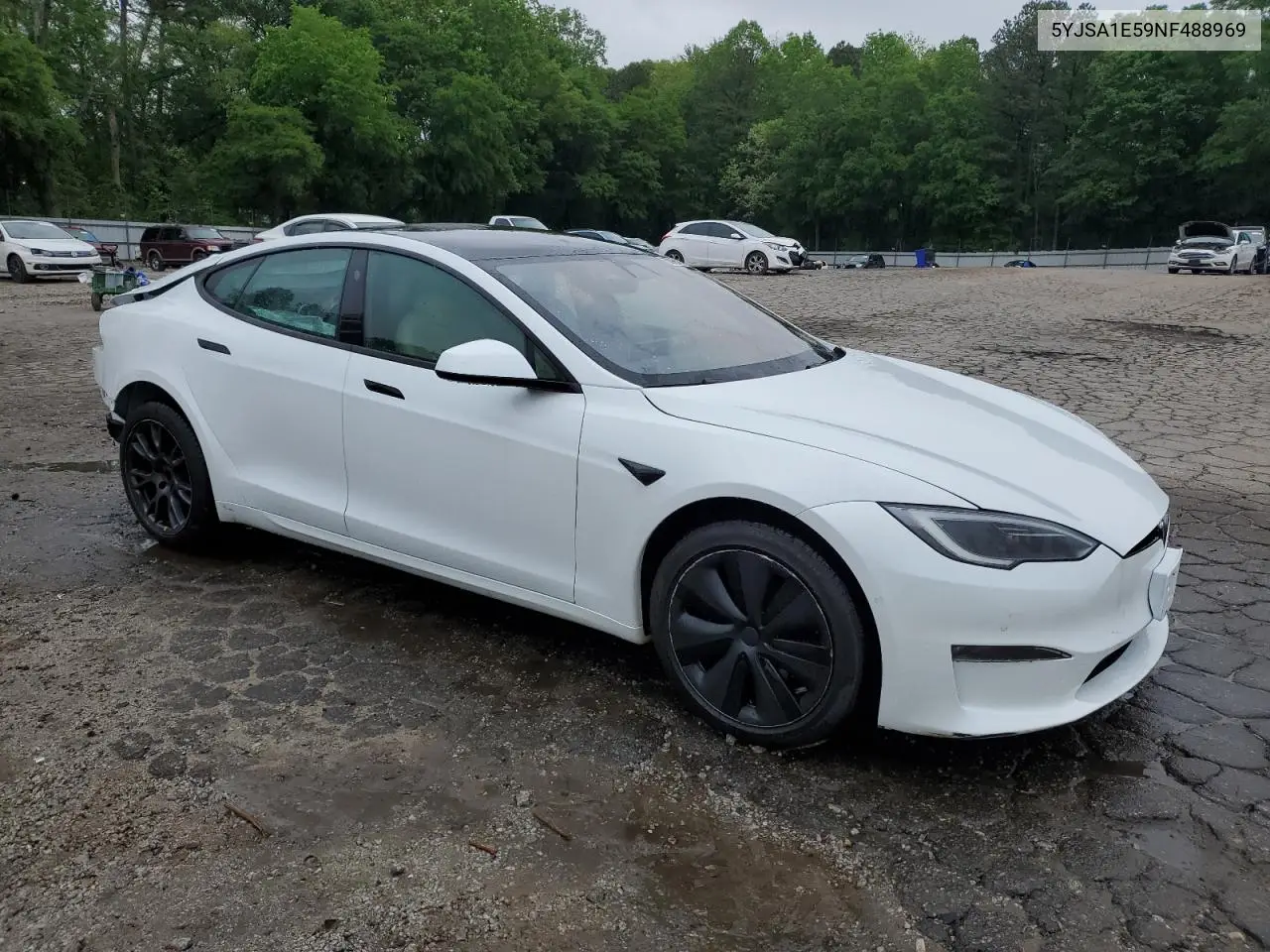 2022 Tesla Model S VIN: 5YJSA1E59NF488969 Lot: 53686495