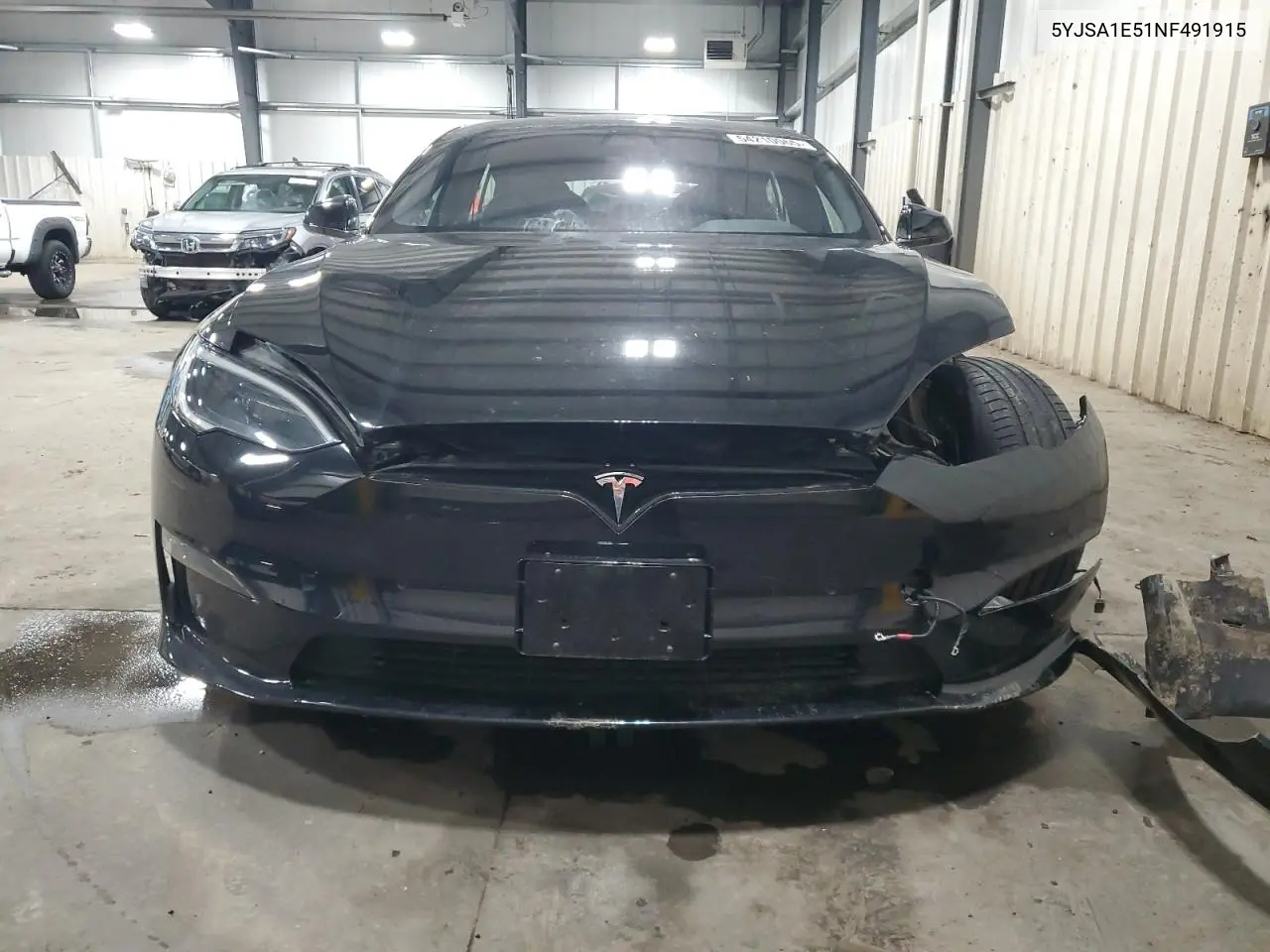 2022 Tesla Model S VIN: 5YJSA1E51NF491915 Lot: 54210065
