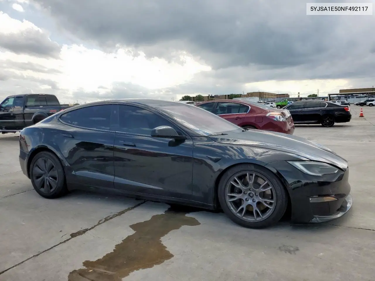 2022 Tesla Model S VIN: 5YJSA1E50NF492117 Lot: 54307855