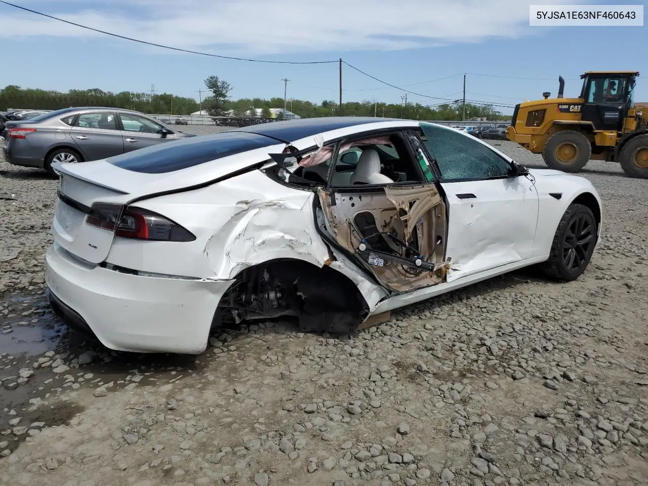 2022 Tesla Model S VIN: 5YJSA1E63NF460643 Lot: 54665505