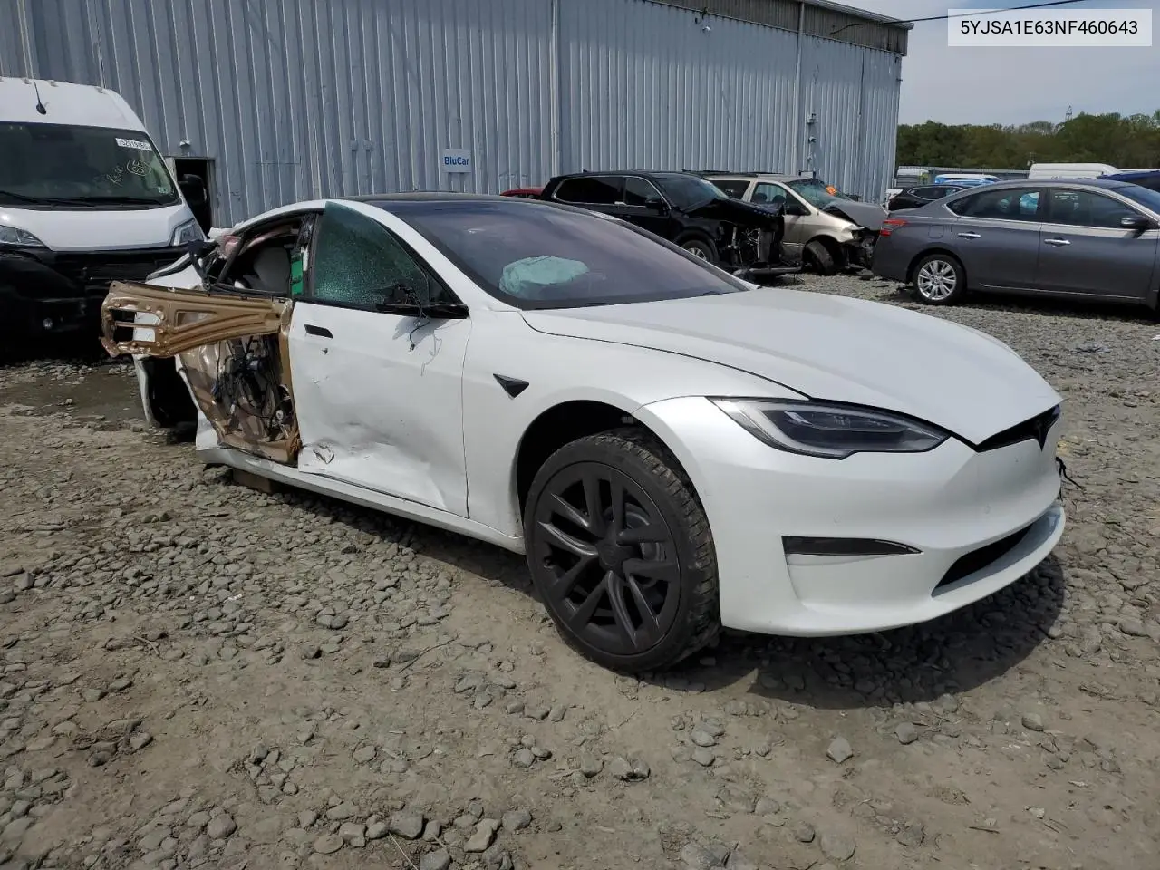 2022 Tesla Model S VIN: 5YJSA1E63NF460643 Lot: 54665505