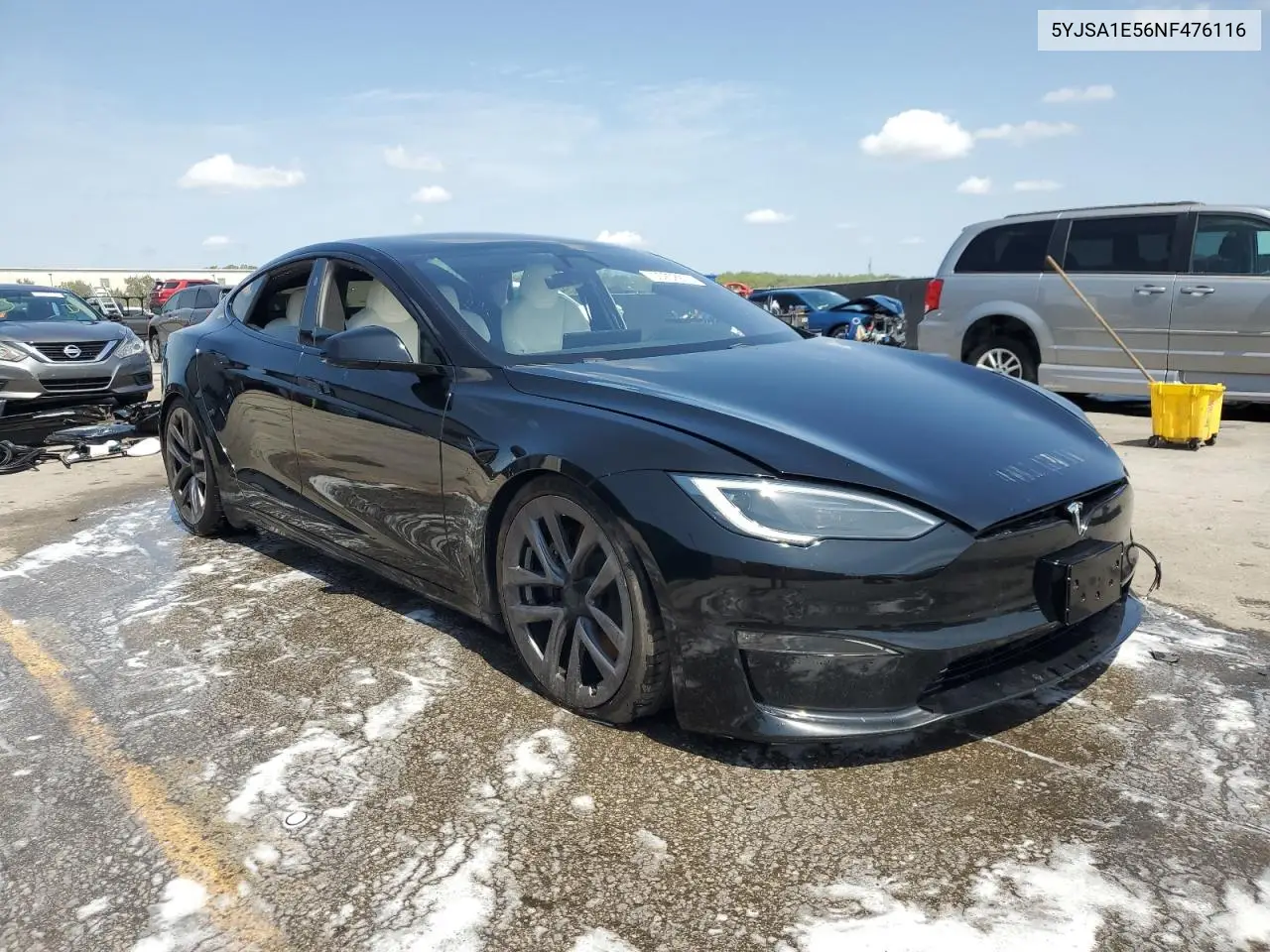 2022 Tesla Model S VIN: 5YJSA1E56NF476116 Lot: 55952905