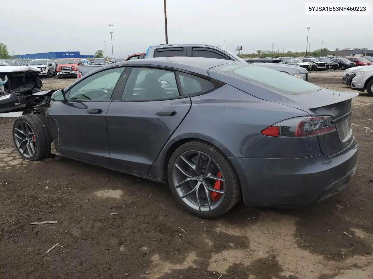 2022 Tesla Model S VIN: 5YJSA1E63NF460223 Lot: 56127155