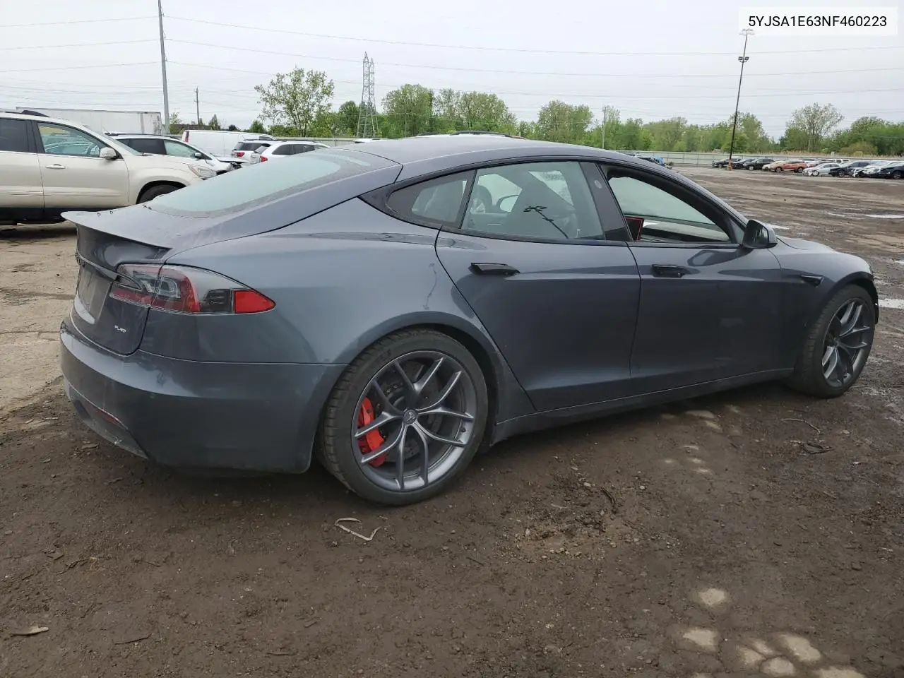 2022 Tesla Model S VIN: 5YJSA1E63NF460223 Lot: 56127155