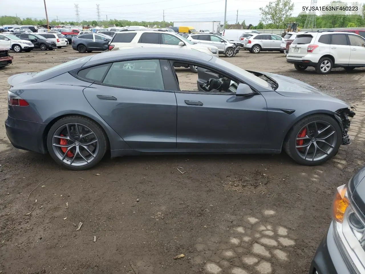 2022 Tesla Model S VIN: 5YJSA1E63NF460223 Lot: 56127155