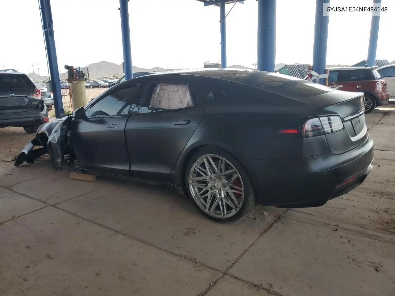 2022 Tesla Model S VIN: 5YJSA1E54NF484148 Lot: 56592505