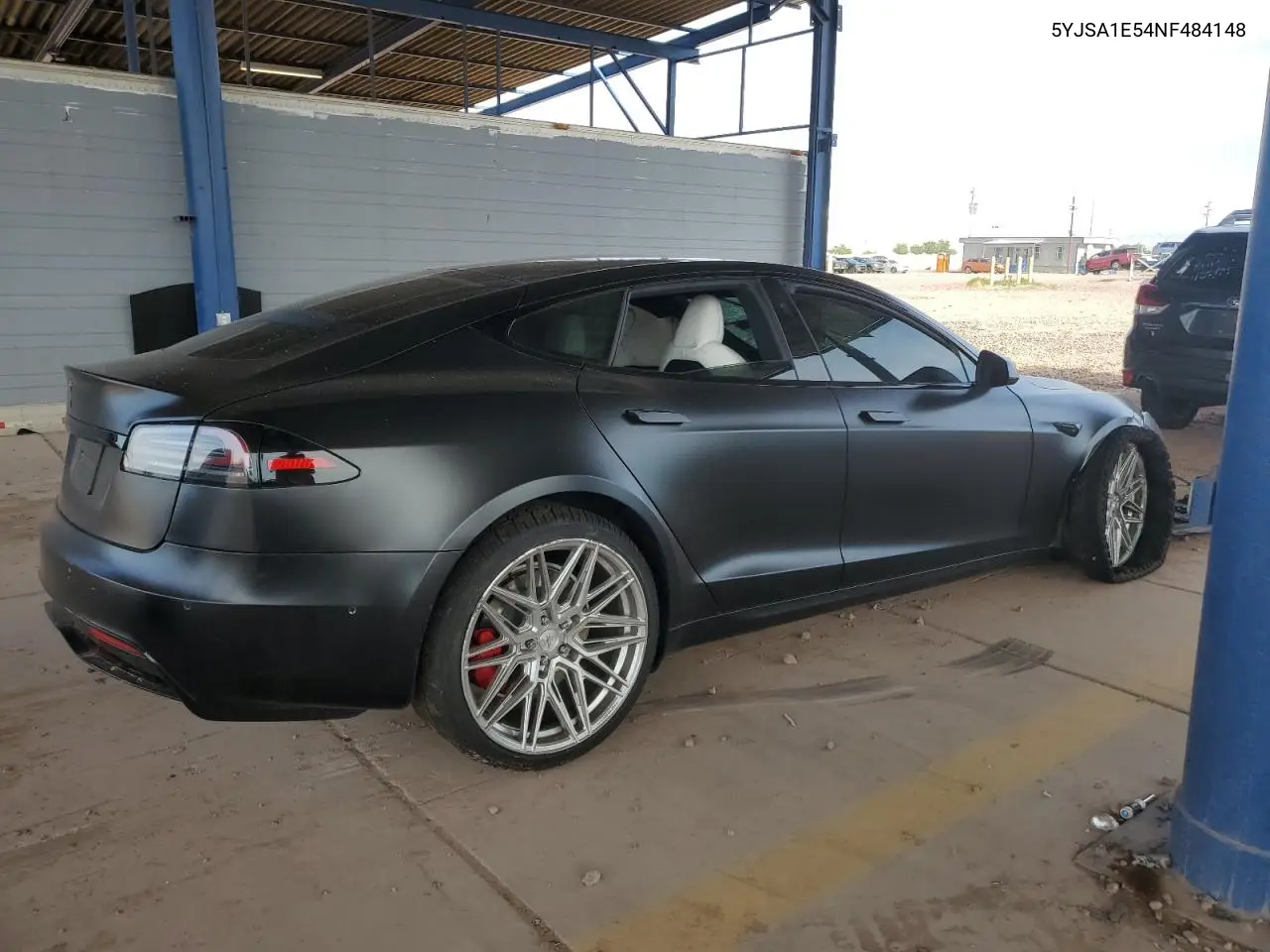 2022 Tesla Model S VIN: 5YJSA1E54NF484148 Lot: 56592505