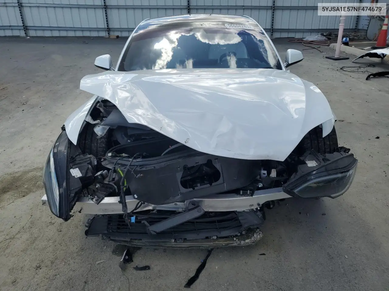 2022 Tesla Model S VIN: 5YJSA1E57NF474679 Lot: 56608285