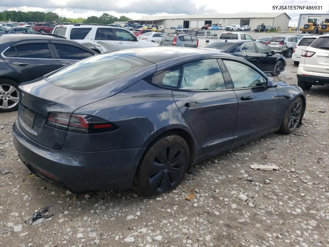 2022 Tesla Model S VIN: 5YJSA1E57NF486931 Lot: 56728655