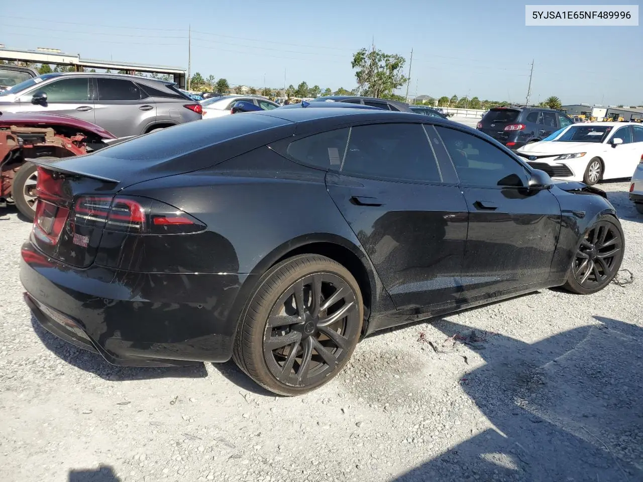 2022 Tesla Model S VIN: 5YJSA1E65NF489996 Lot: 57205325