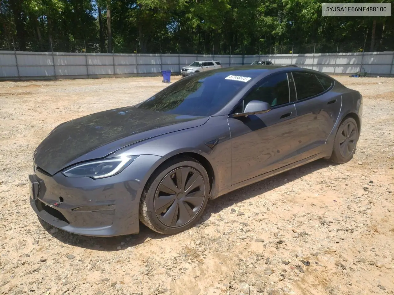 2022 Tesla Model S VIN: 5YJSA1E66NF488100 Lot: 57935675