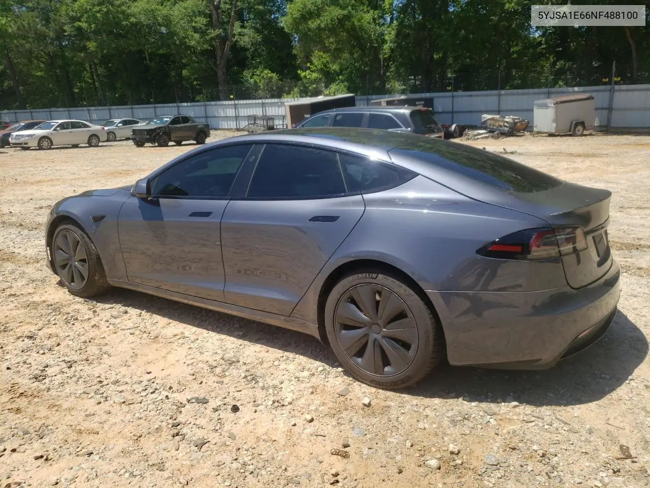 2022 Tesla Model S VIN: 5YJSA1E66NF488100 Lot: 57935675