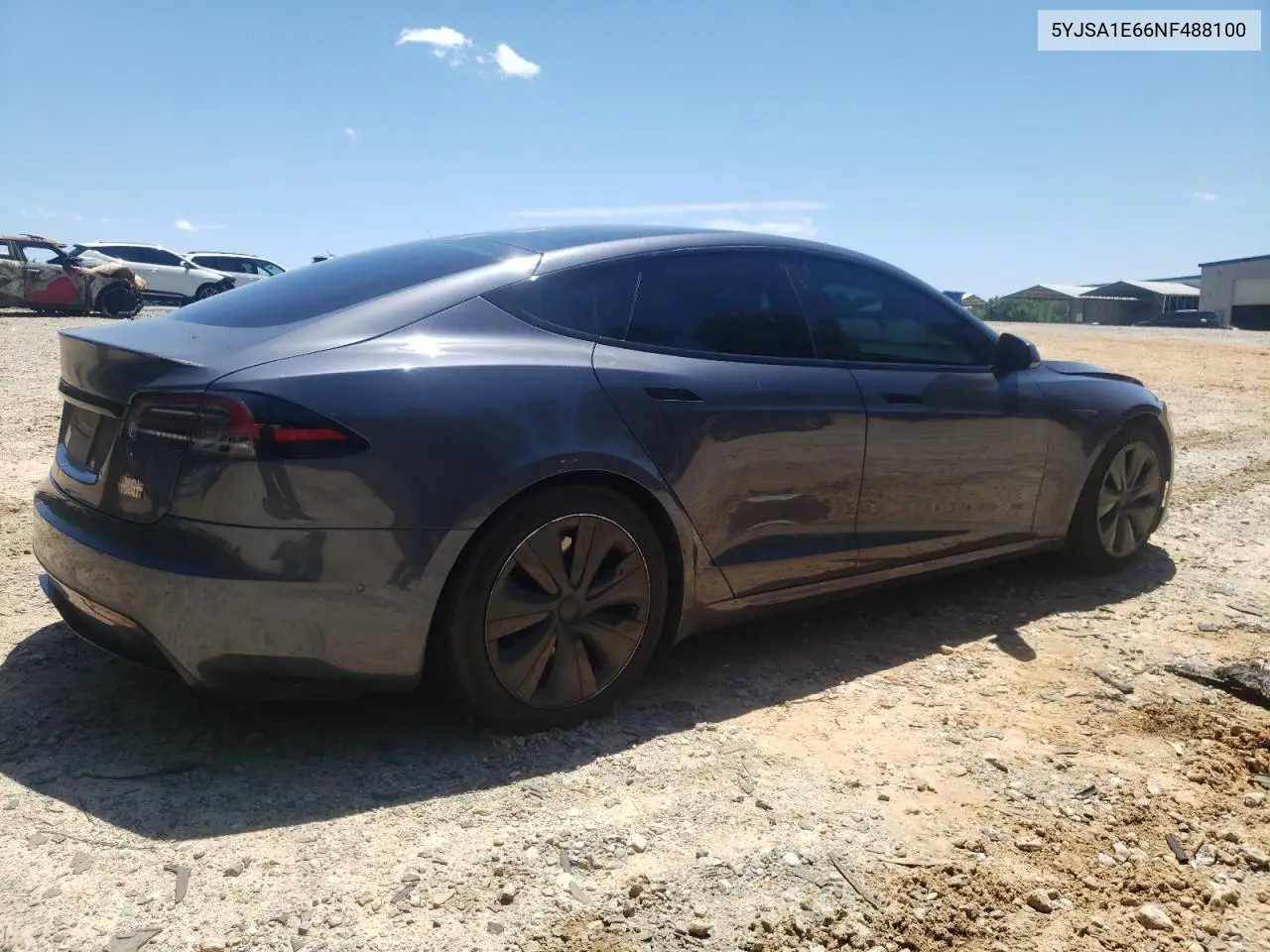 2022 Tesla Model S VIN: 5YJSA1E66NF488100 Lot: 57935675