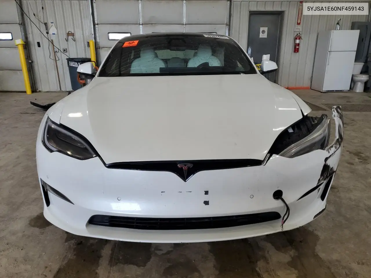 2022 Tesla Model S VIN: 5YJSA1E60NF459143 Lot: 58987445