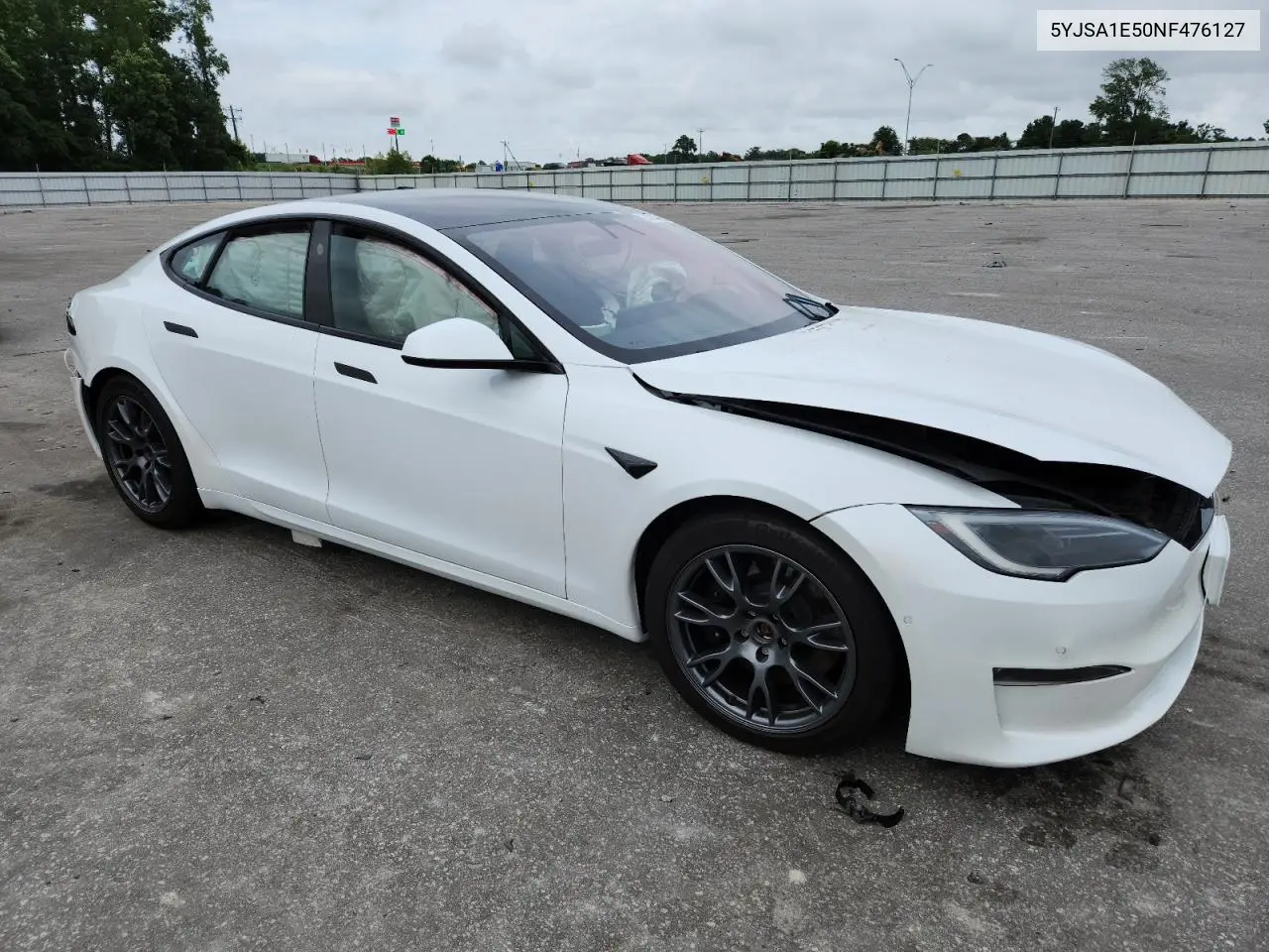 2022 Tesla Model S VIN: 5YJSA1E50NF476127 Lot: 60225465