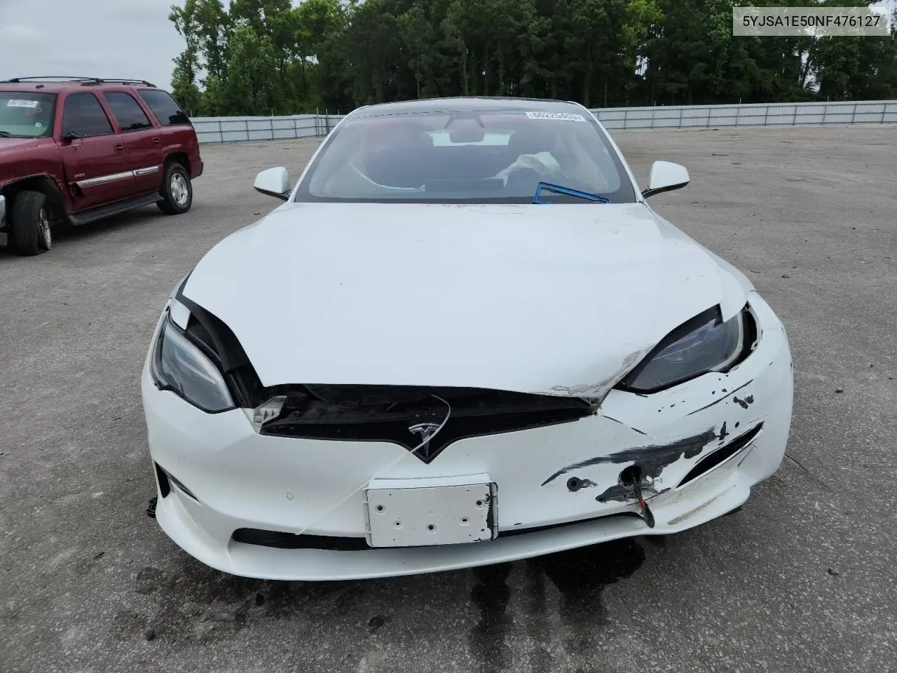2022 Tesla Model S VIN: 5YJSA1E50NF476127 Lot: 60225465