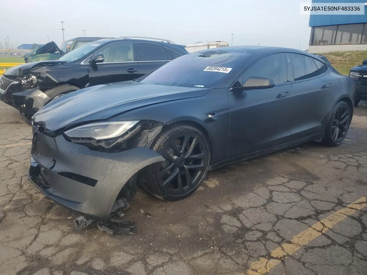 2022 Tesla Model S VIN: 5YJSA1E50NF483336 Lot: 60284215