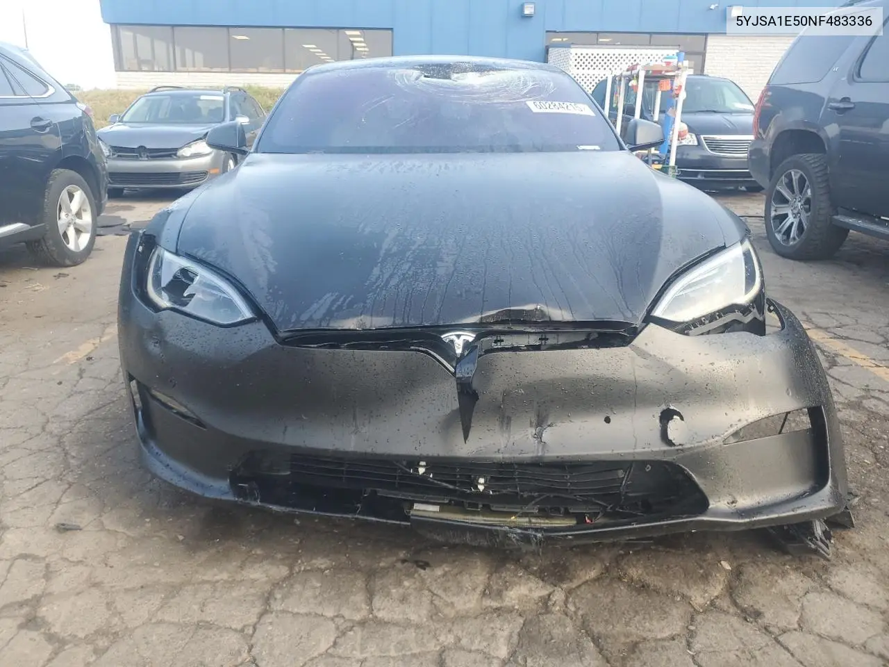 2022 Tesla Model S VIN: 5YJSA1E50NF483336 Lot: 60284215