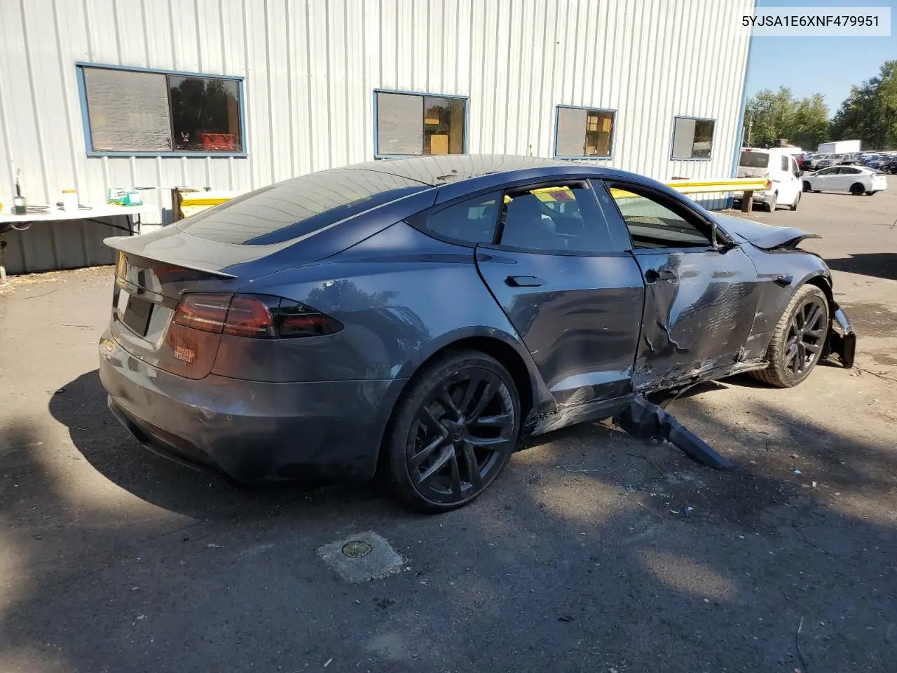 2022 Tesla Model S VIN: 5YJSA1E6XNF479951 Lot: 60313955
