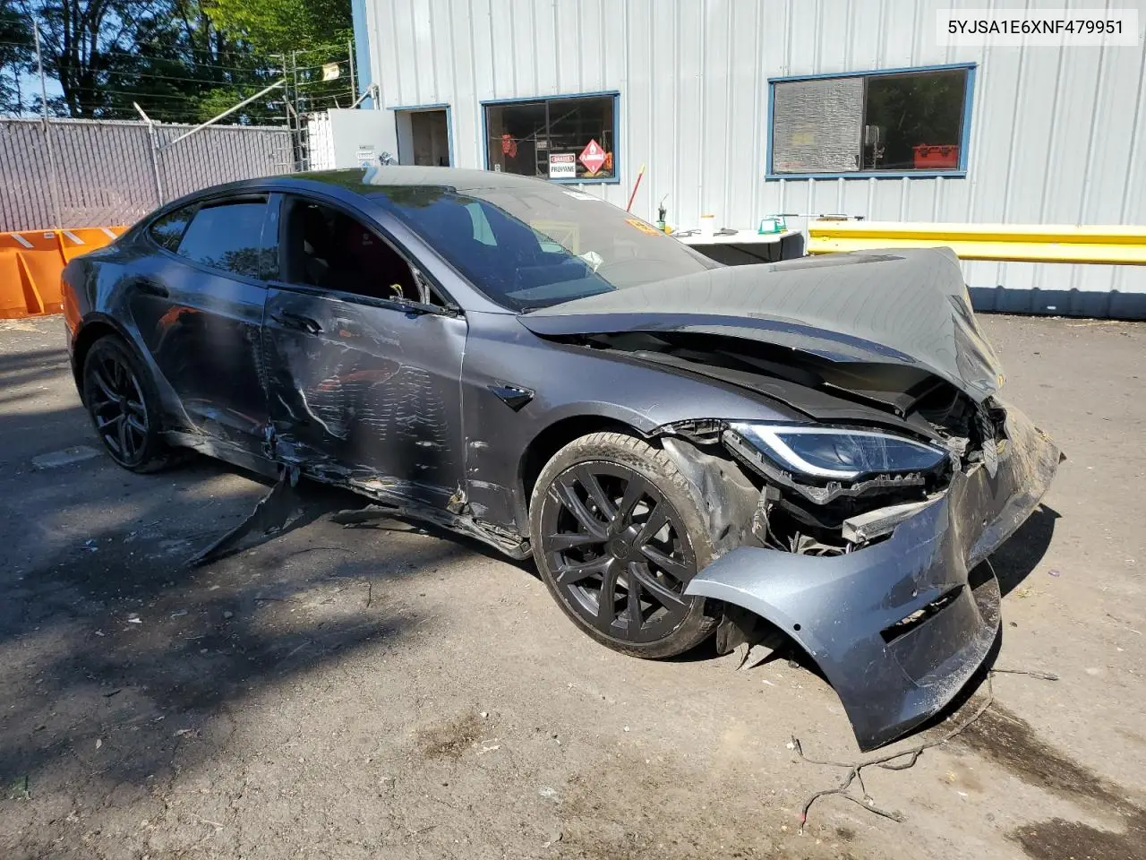 2022 Tesla Model S VIN: 5YJSA1E6XNF479951 Lot: 60313955