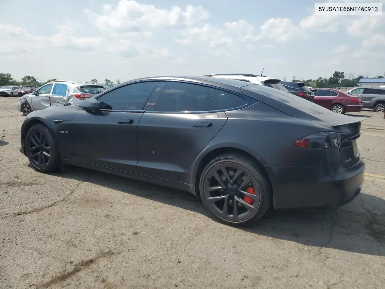 2022 Tesla Model S VIN: 5YJSA1E66NF460913 Lot: 60534665