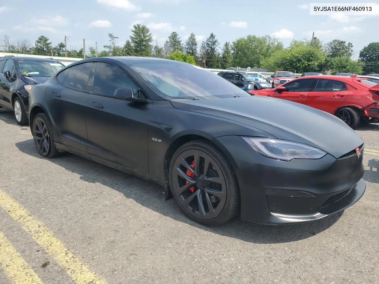 2022 Tesla Model S VIN: 5YJSA1E66NF460913 Lot: 60534665