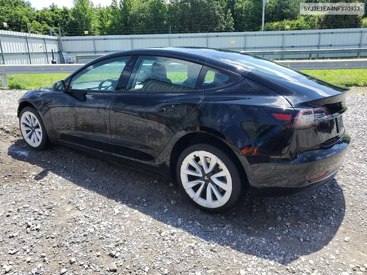 2022 Tesla Model 3 VIN: 5YJ3E1EA4NF370933 Lot: 60707645