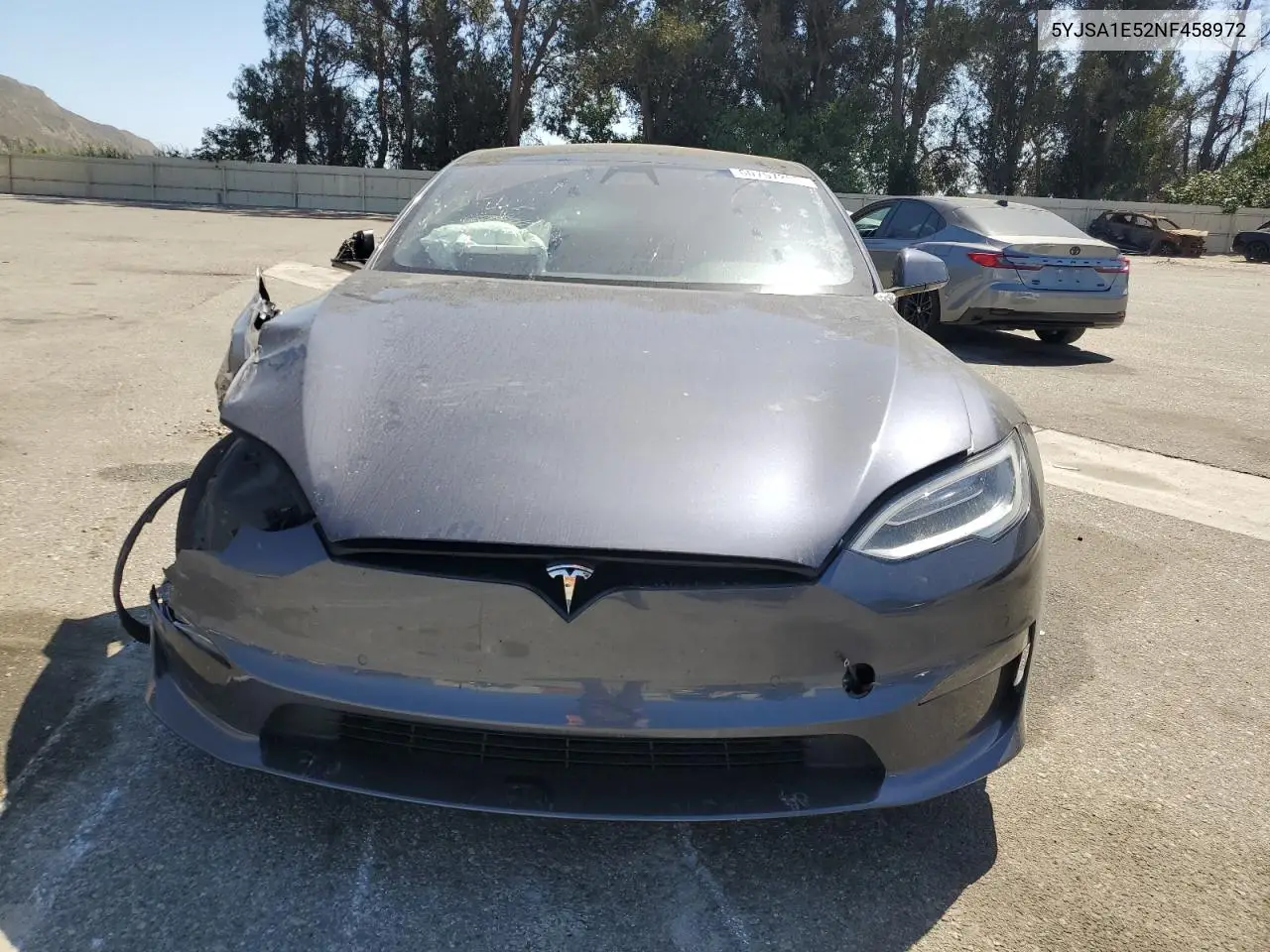 2022 Tesla Model S VIN: 5YJSA1E52NF458972 Lot: 60757205