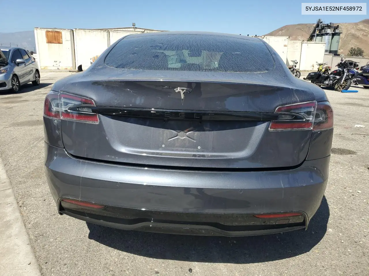 2022 Tesla Model S VIN: 5YJSA1E52NF458972 Lot: 60757205