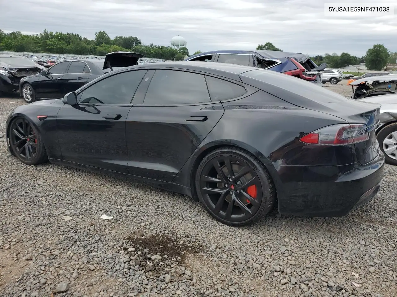 2022 Tesla Model S VIN: 5YJSA1E59NF471038 Lot: 62594275