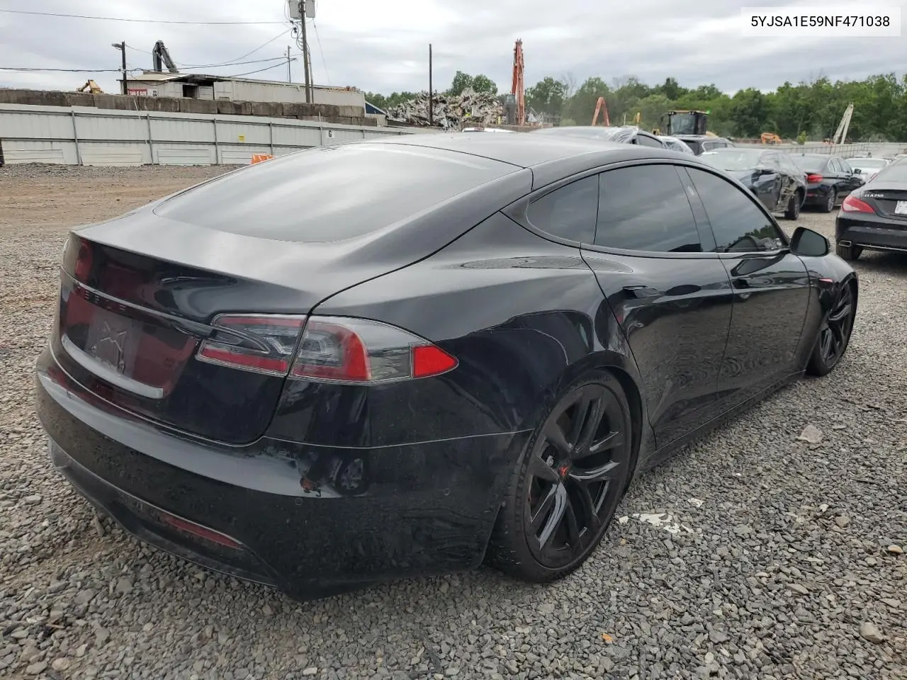 2022 Tesla Model S VIN: 5YJSA1E59NF471038 Lot: 62594275