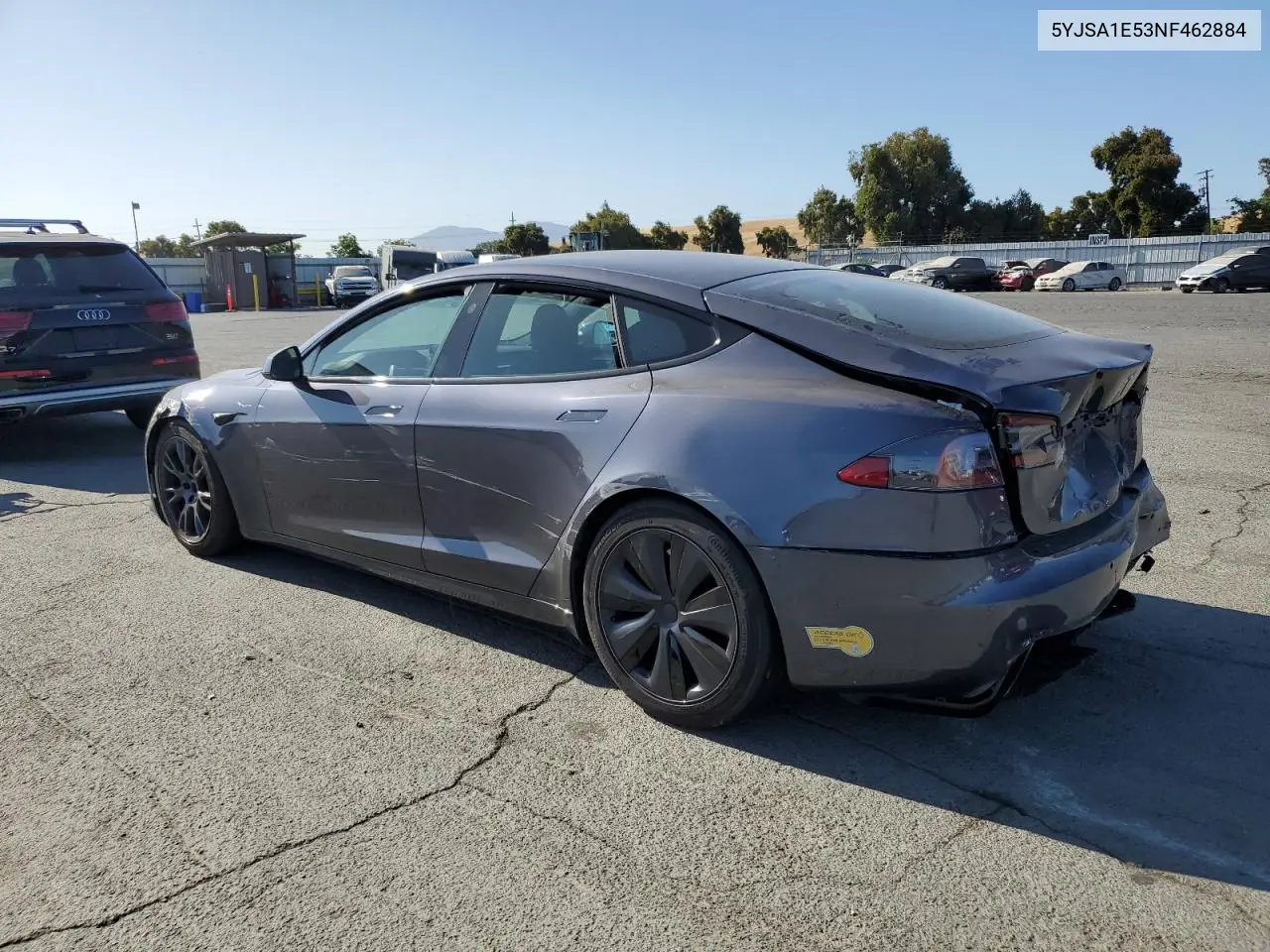 2022 Tesla Model S VIN: 5YJSA1E53NF462884 Lot: 62701915