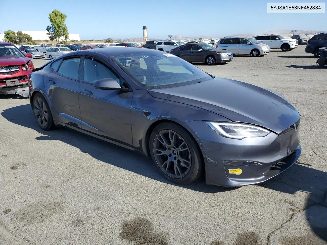 2022 Tesla Model S VIN: 5YJSA1E53NF462884 Lot: 62701915