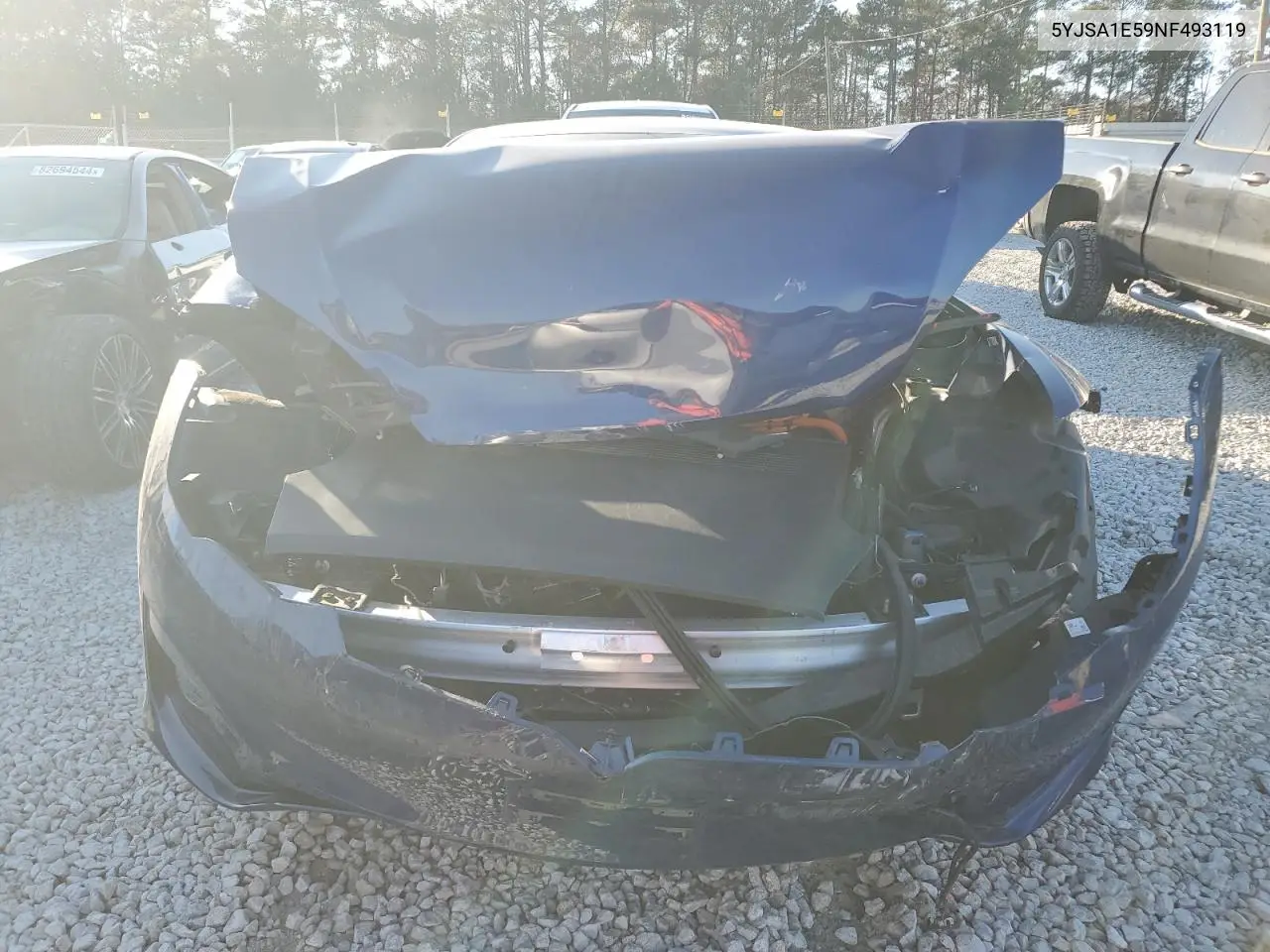 2022 Tesla Model S VIN: 5YJSA1E59NF493119 Lot: 82599614
