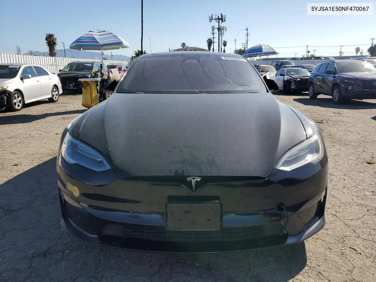 2022 Tesla Model S VIN: 5YJSA1E50NF470067 Lot: 88446825