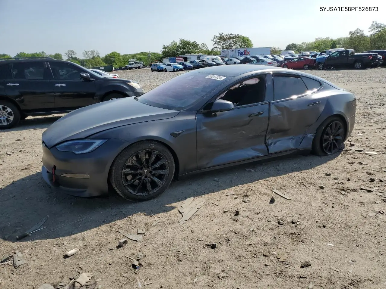 2023 Tesla Model S VIN: 5YJSA1E58PF526873 Lot: 55287025