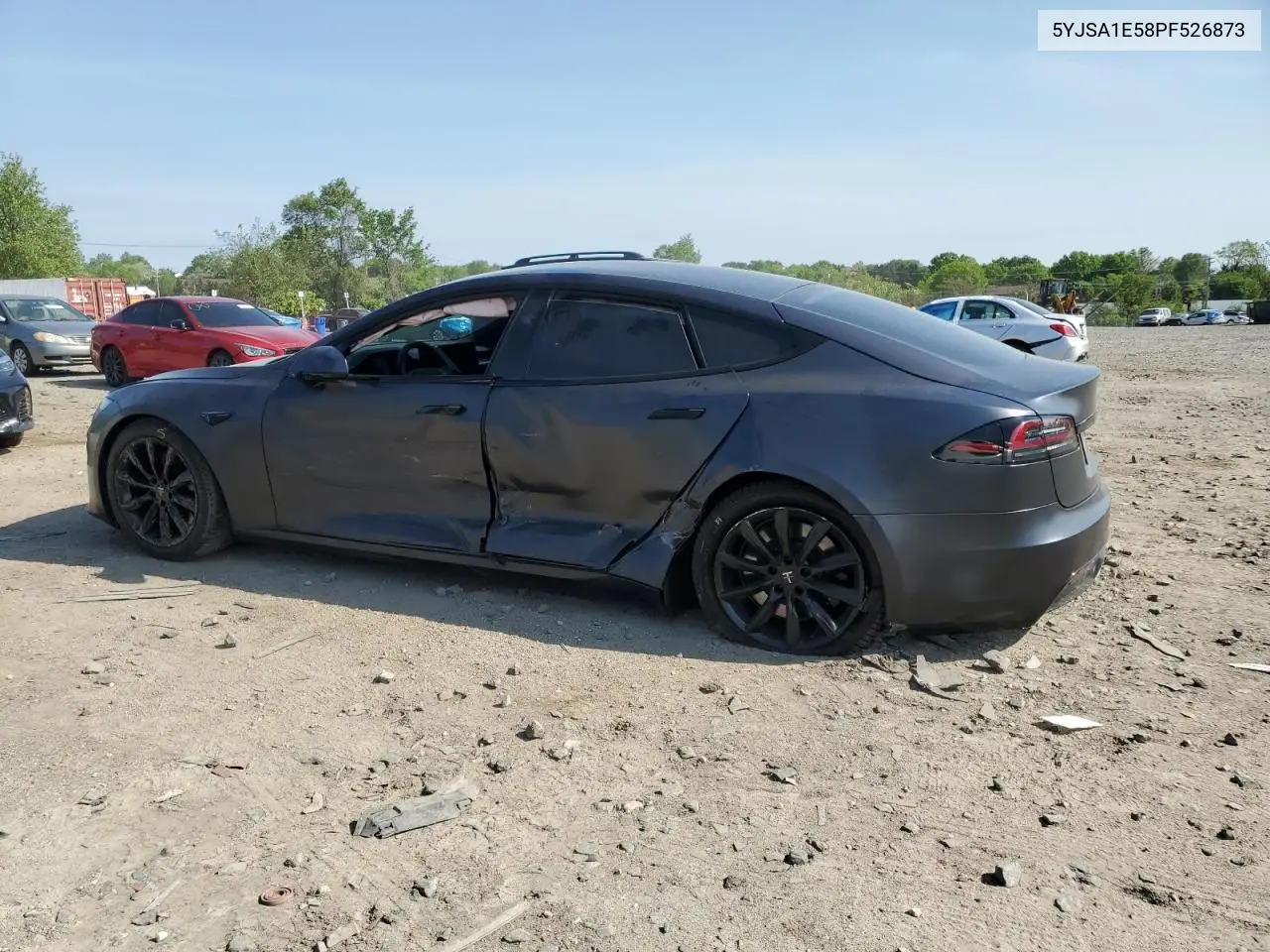 2023 Tesla Model S VIN: 5YJSA1E58PF526873 Lot: 55287025