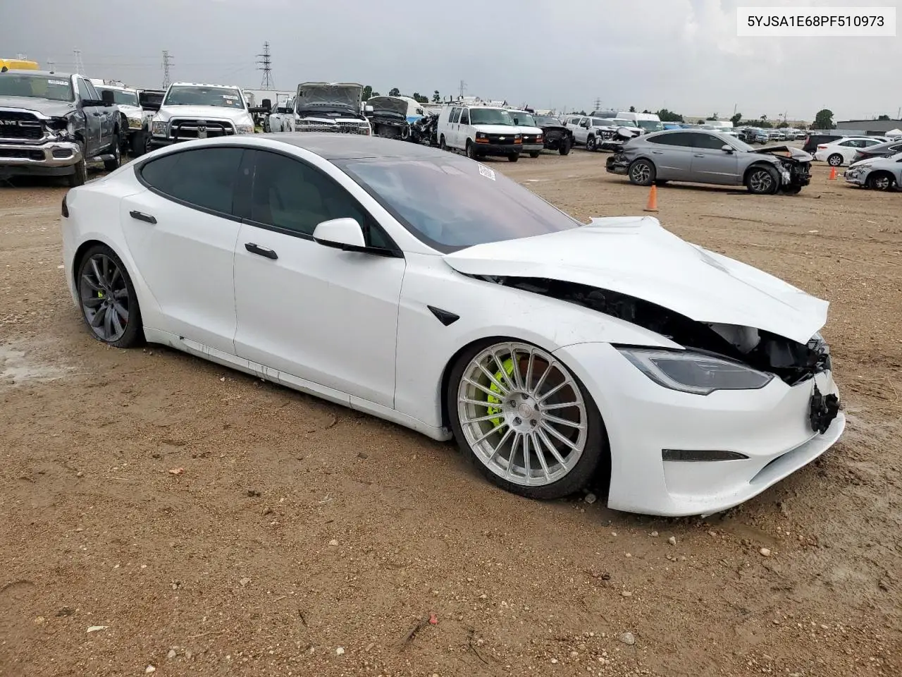 2023 Tesla Model S VIN: 5YJSA1E68PF510973 Lot: 63005675